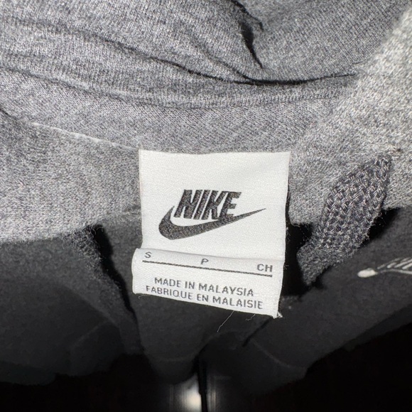 Nike Men's Charcoal Hoodie - Picture 3 of 3